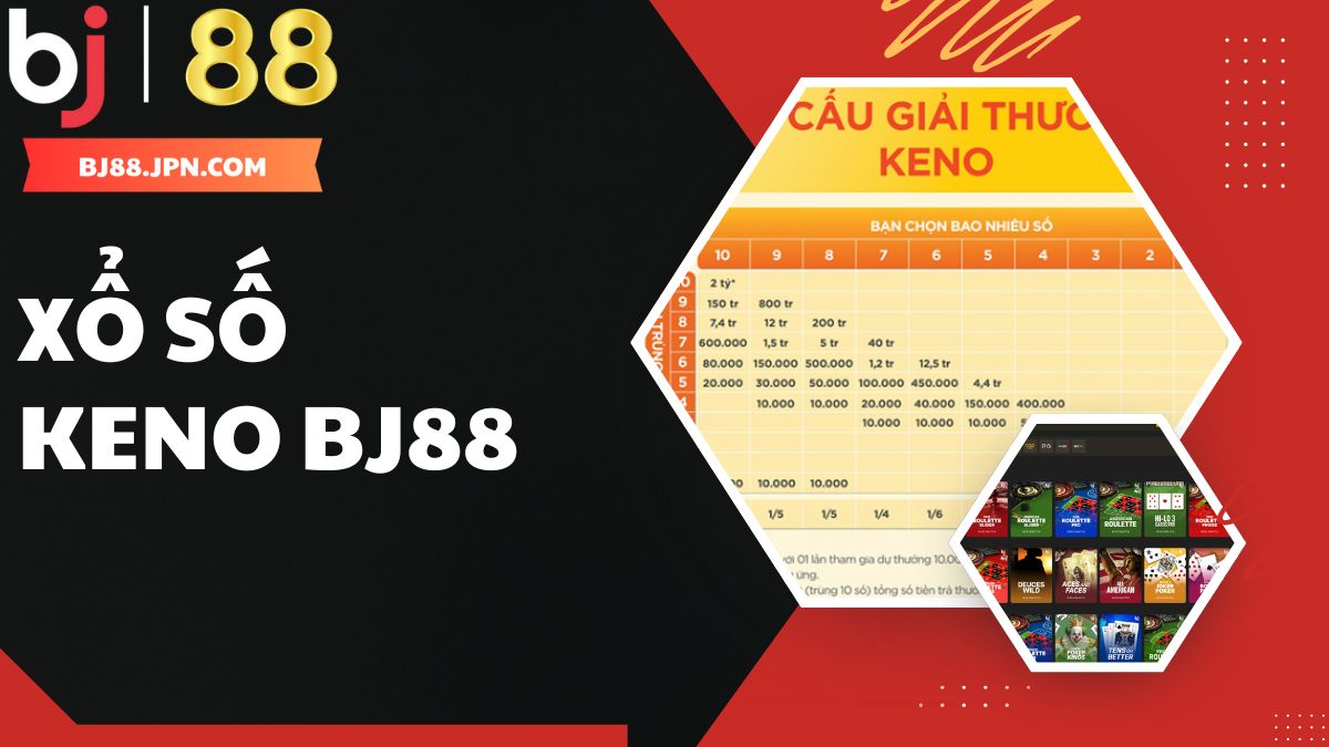Kh&aacute;m ph&aacute; sảnh xổ số Keno Bj88